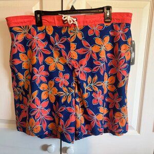 Share NWT Inmocean Hot Coals Brand Mens Board Shorts Swim Trunks Sz 2XL Tropical
